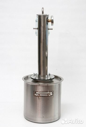 Самогонный аппарат фланцевый с вертикальной царгой