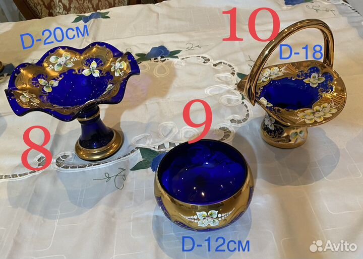 Чешская посуда Bohemia