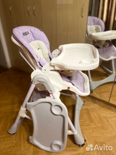 Стульчик для кормления babyton пурпурный