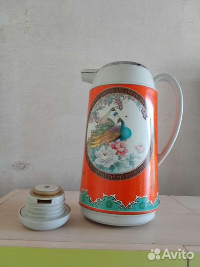 Термос со стеклянной колбой