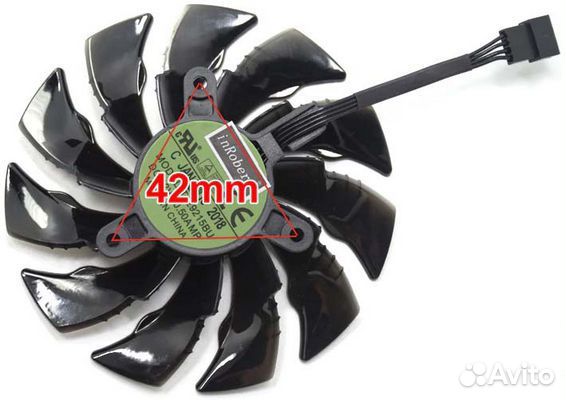 Кулер для видеокарт inRobert pld10015b12h 95x95x15