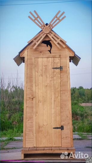 Дачный туалет с установкой