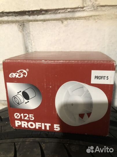 Вентилятор вытяжной канальный 125 новый 2 шт