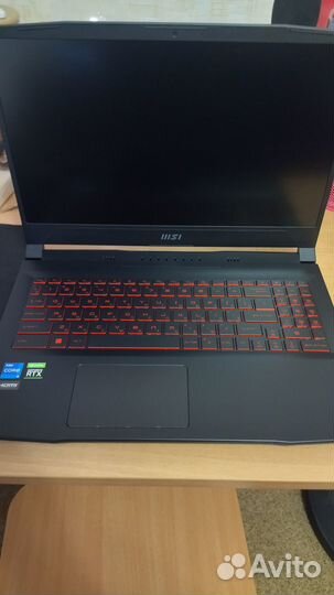 Игровой ноутбук msi katana