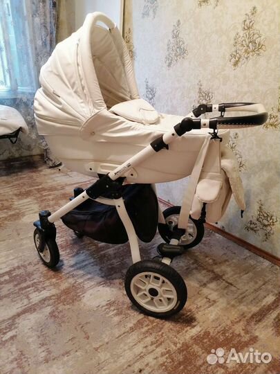 Коляска 2 в 1 adamex экокожа