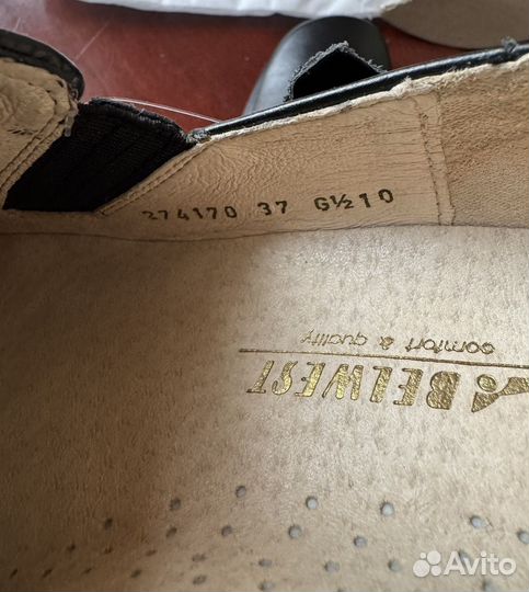 Туфли натуральная кожа 37 размер