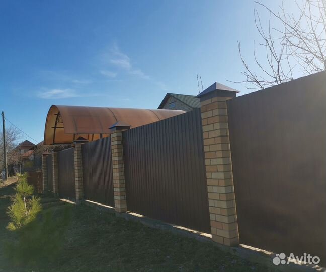 Забор из профлиста