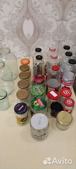 Банки стеклянные разные