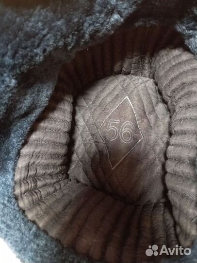 Шапка ушанка военная 56 размер