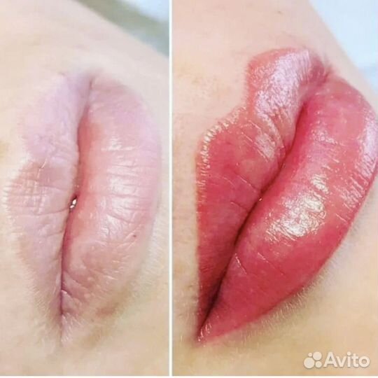 Перманентный макияж бровей губ и век татуаж