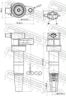 Катушка зажигания 12640007 Febest
