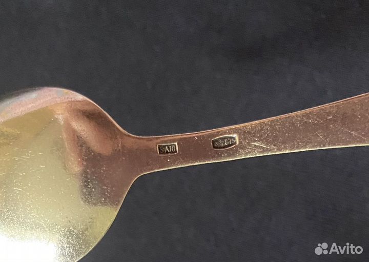 Серебряные ложки кофейные новые