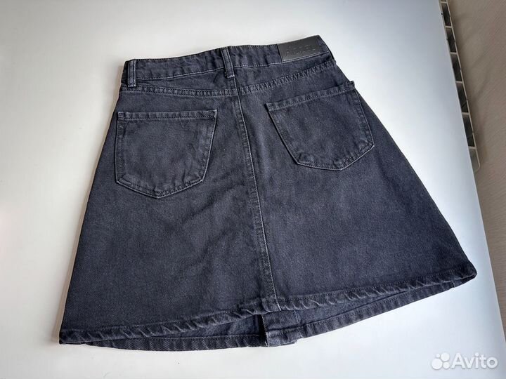 Женская джинсовая юбка черная новая