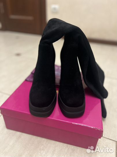 Сапоги чулки замша натуральная 38