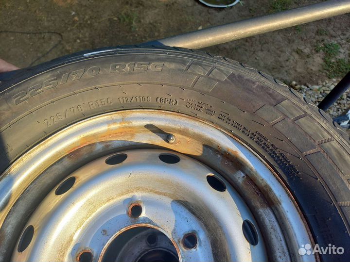 R15 Pirelli Chrono 225/70, PCD 5x139.7 DIA 40