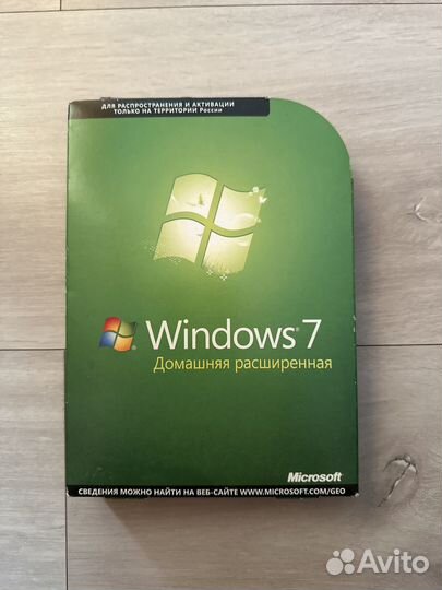 Windows 7 Home Premium Ru DVD box