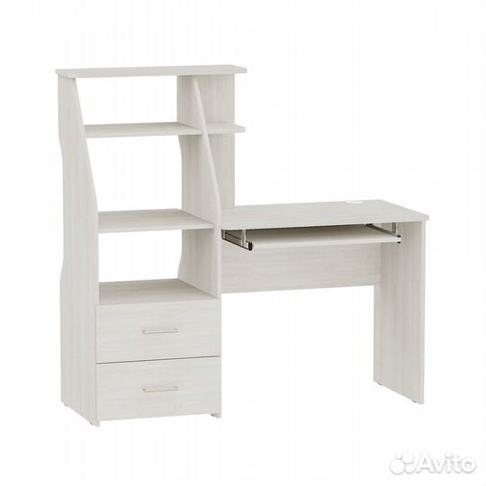 Компьютерный стол со стеллажом и 2мя ящиками