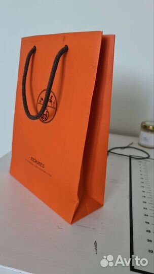 Бумажный пакет Hermes новый