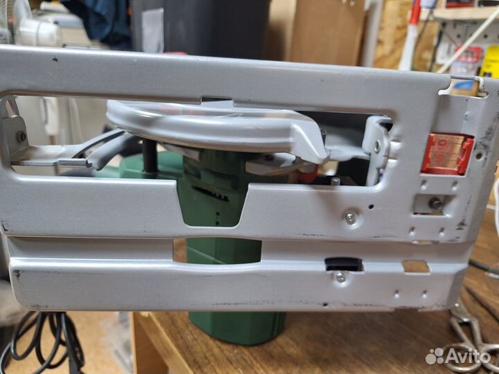 Пила Bosch PKS 55 A + шина Зубр 1,5м + адаптер