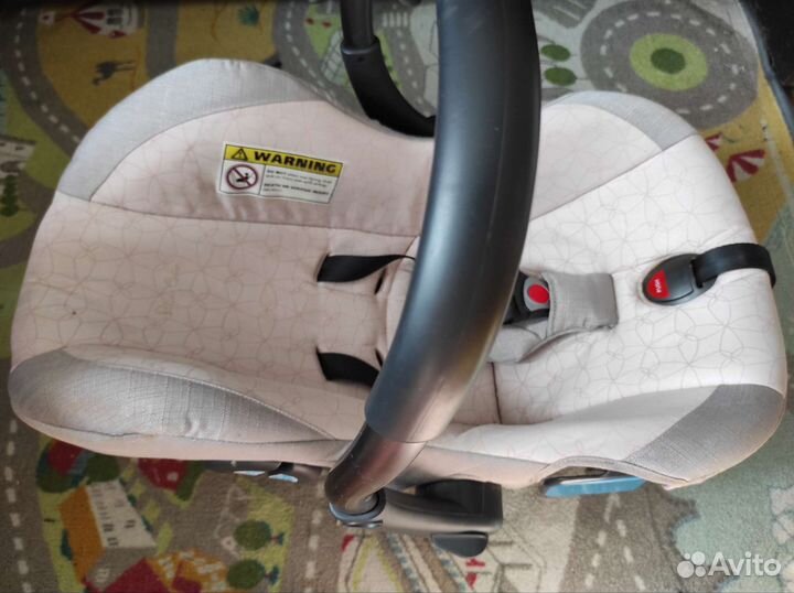 Автокресло- переноска до 13 кг Silver Crocs