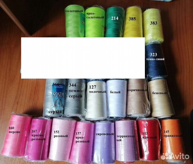 Нитки швейные
