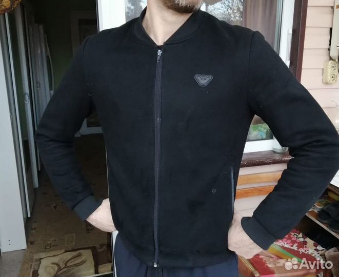 Куртка замшевая мужская Армани