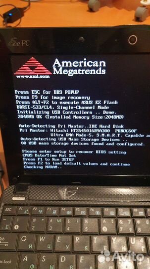 Нетбук asus Eee PC 1001 HA