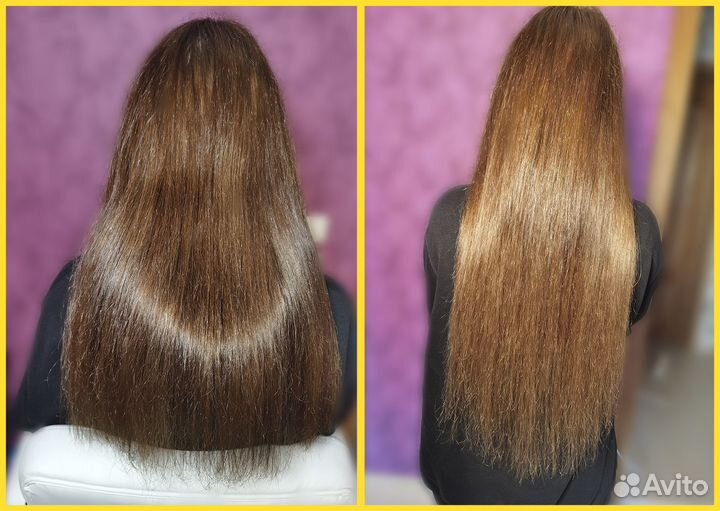 Снятие наращённых волос