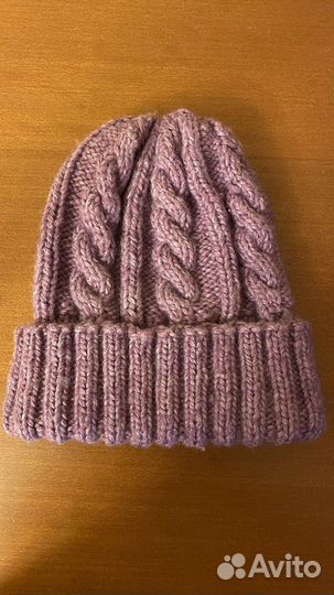 Шапка ручной вязки р-р 58