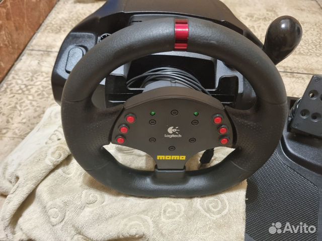 Игровой руль Logitech momo racing с кпп объявление продам