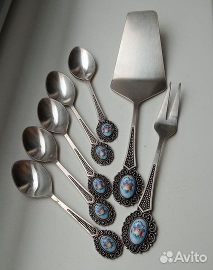 Мельхиоровые наборы Ножи Ложки