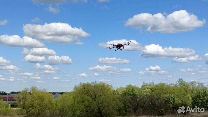 Обработка полей агродронами