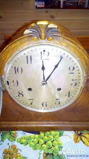 Старинные настольные часы с Вестминсерским боем