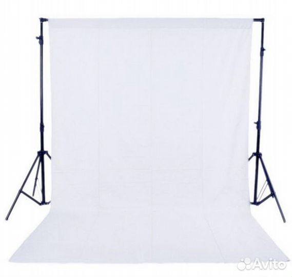 Фотофон белый 3*6м + фотоустановка усилен 3*3м