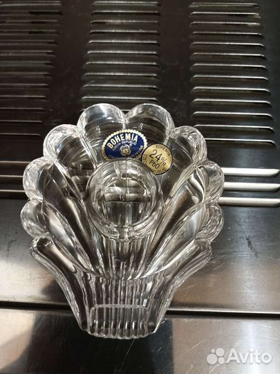 Хрустальный подсвечник bohemia