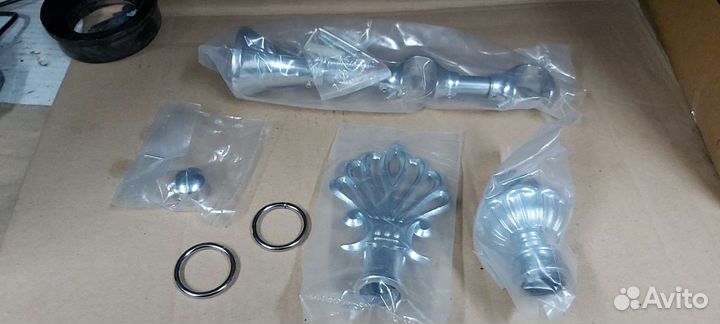 Новый карниз 2м. для штор 16/16 (хром-глянец)