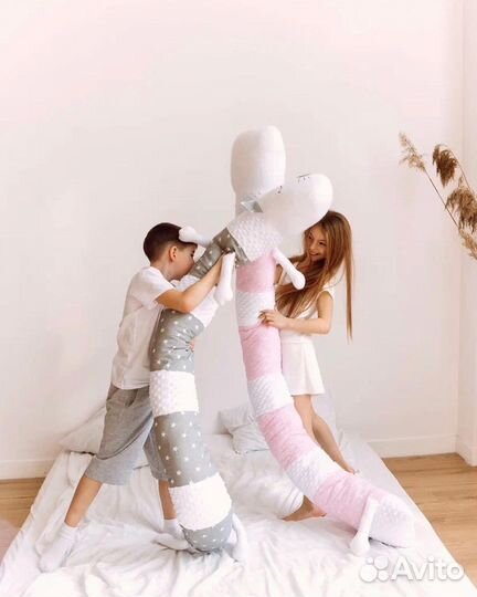 Подушка котик для беременных бортик в кроватку