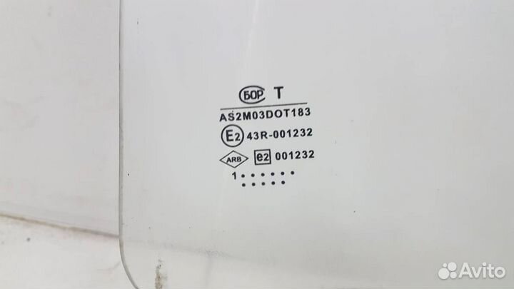 Стекло двери задней левой Renault Logan 1 2005-201