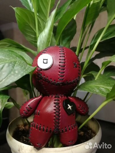 Игрушка Кукла Вуду Мягкая из кожи