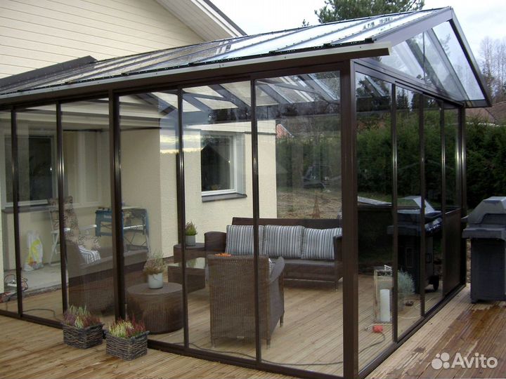 Алюминиевое фасадное остекление