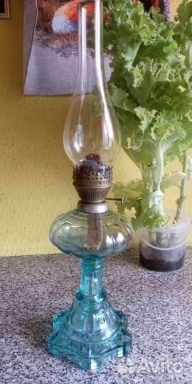 Винтаж история Лампа керосиновая до 1917год