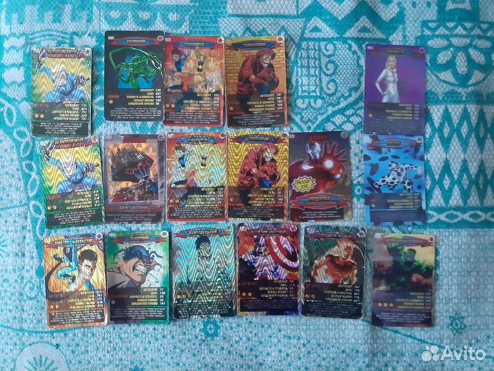 Карточки Человек Паук Герои и Злодеи