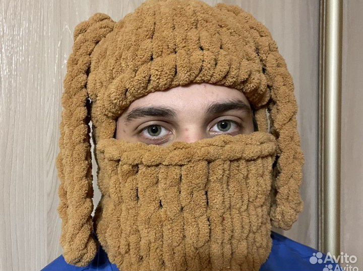 Шапка вязаная балаклава