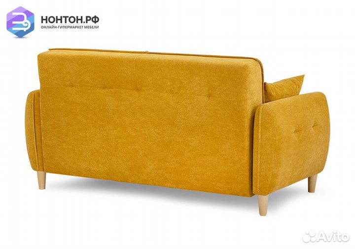Диван еврокнижка Анита желтый