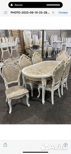 Столы и стулья новые