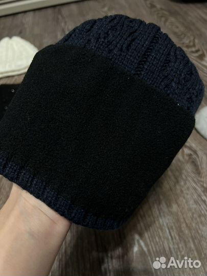 Шапка варежки шарф берет