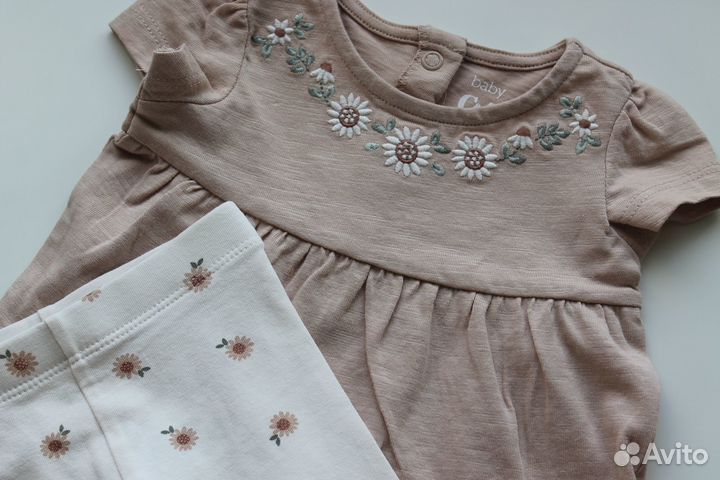 Костюм для девочки футболка и леггинсы