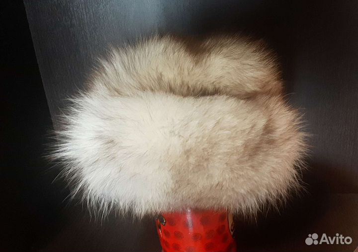Шапка ушвнка песцовая