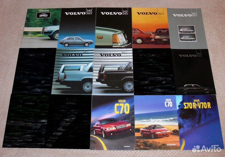 Volvo рекламные каталоги брошюры журналы