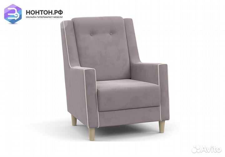 Кресло Айрин светло-розовое